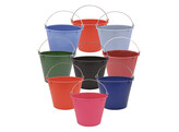 BUCKET WITH HANDLE MADE IN STEEL 7L