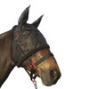 FLY MASK MADE OF DUCTILE NET WITH BROAD VELCRO AND FUR BORDER LARGE