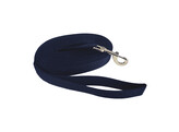 LUNGEREIN WITH TURNABLE CARABINER CLIP  8M  NAVY BLUE S2G