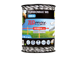 TURBOMAX W6 6 wit/zwart 200m