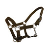 S2G HEADCOLLAR NYLON WITH SNAP PONY CHOCOLATE BROWN