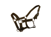 S2G HEADCOLLAR NYLON WITH SNAP PONY CHOCOLATE BROWN