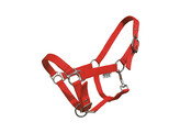 S2G HEAD COLLAR NYLON WITH CARABINER PONY RED