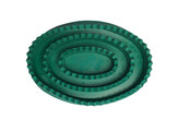 RUBBER CURRY COMB LARGE  GREEN