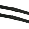 S2G Teugels leder-linnen zwart
