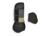 HORSE BOOTS PACK OF 4 IN BLISTER -  BLACK  COB