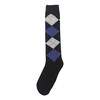 S2G CHECKERED SOCK ANGY BLACK 39-43