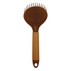 S2G TAIL AND MANE BRUSH LEATHER LOOK BROWN