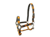 HEAD COLLAR ORANGE WITH TAUPE BLOCKED COB