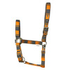 HEAD COLLAR ORANGE WITH TAUPE BLOCKED COB