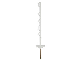 PLASTIC POST DOUBLE STEP 71CM WHITE